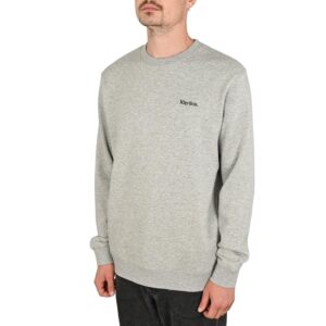 Rhythm Brand Fleece Crew Sweater - Grey Heather