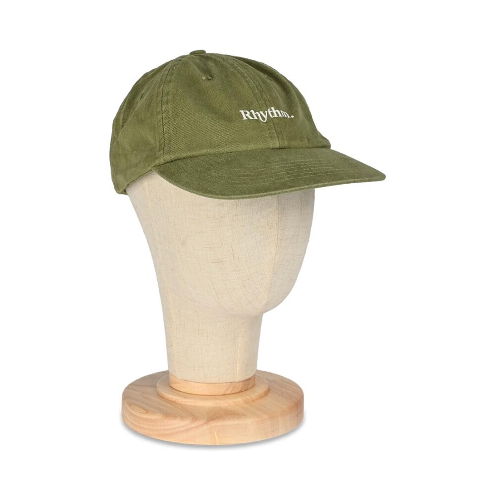 Rhythm Essential Brushed Twill Strapback Cap - Dill