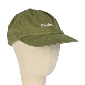 Rhythm Essential Brushed Twill Strapback Cap - Dill
