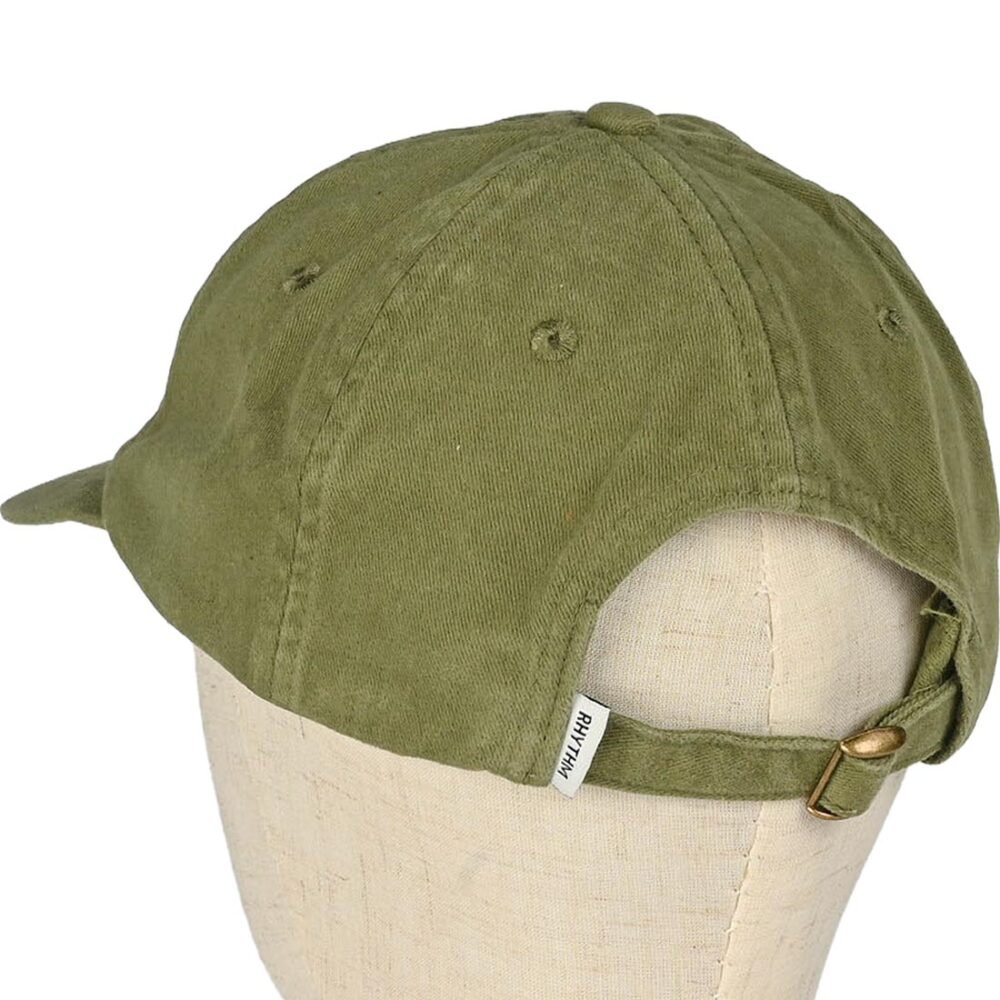 Rhythm Essential Brushed Twill Strapback Cap - Dill