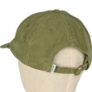 Rhythm Essential Brushed Twill Strapback Cap - Dill