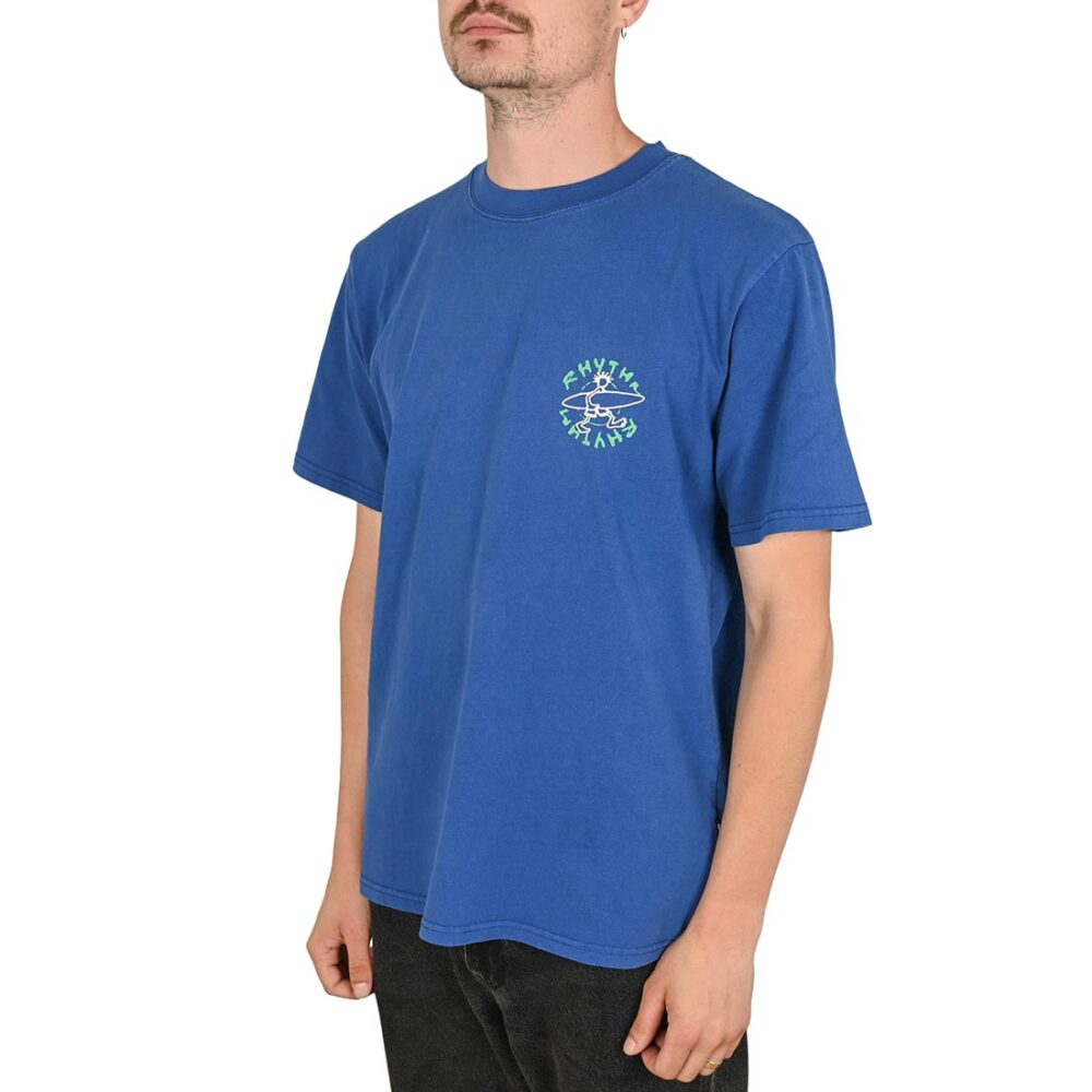 Rhythm Jaunt Vintage Short-Sleeve T-Shirt - Cobalt