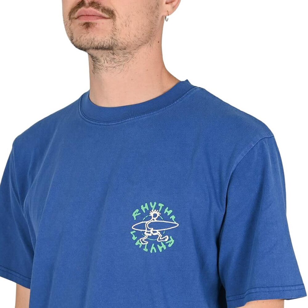 Rhythm Jaunt Vintage Short-Sleeve T-Shirt - Cobalt