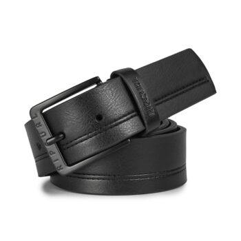 Rip Curl Double Stitch PU Belt - Black