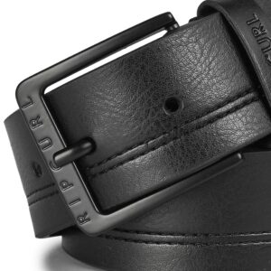 Rip Curl Double Stitch PU Belt - Black