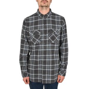 Rip Curl Griffin Flannel L/S Shirt - Washed Black