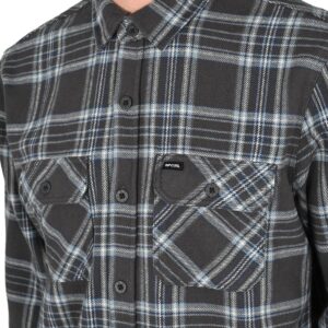Rip Curl Griffin Flannel L/S Shirt - Washed Black