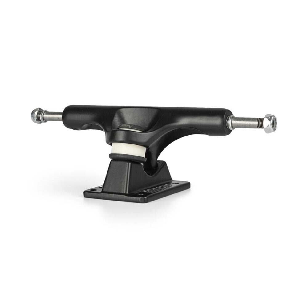 Slappy Hollow Lights Ultra Low Inverted Skateboard Trucks (Pair) - Matte Black/Black Gold