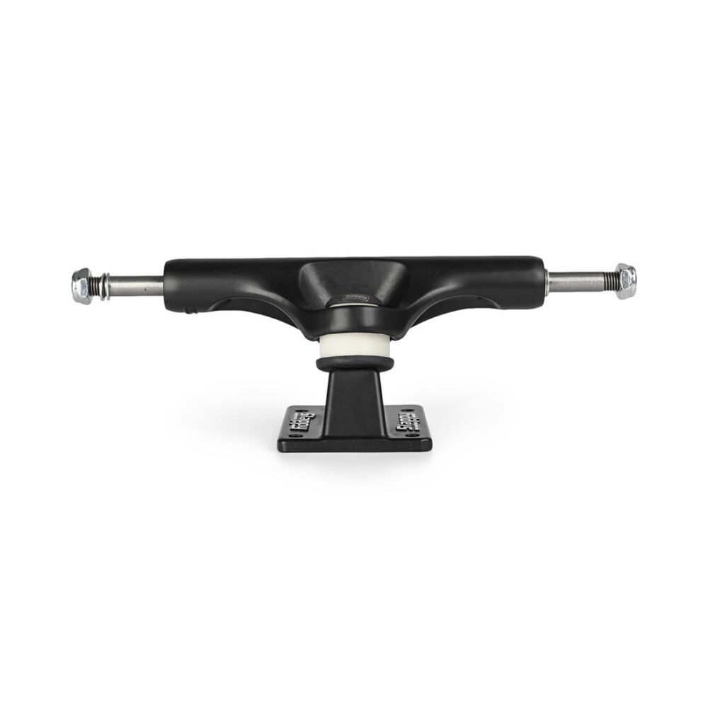 Slappy Hollow Lights Ultra Low Inverted Skateboard Trucks (Pair) - Matte Black/Black Gold