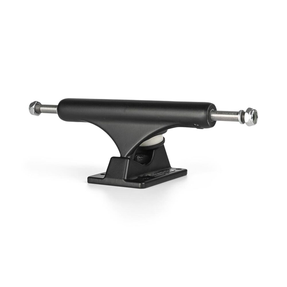 Slappy Hollow Lights Ultra Low Inverted Skateboard Trucks (Pair) - Matte Black/Black Gold