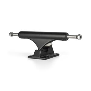 Slappy Hollow Lights Ultra Low Inverted Skateboard Trucks (Pair) - Matte Black/Black Gold