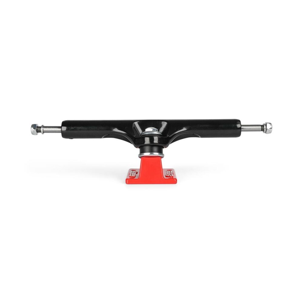 Slappy ST1 Hollow Inverted Curb Killer II 10.5" Skateboard Trucks (Pair) - Black/Red