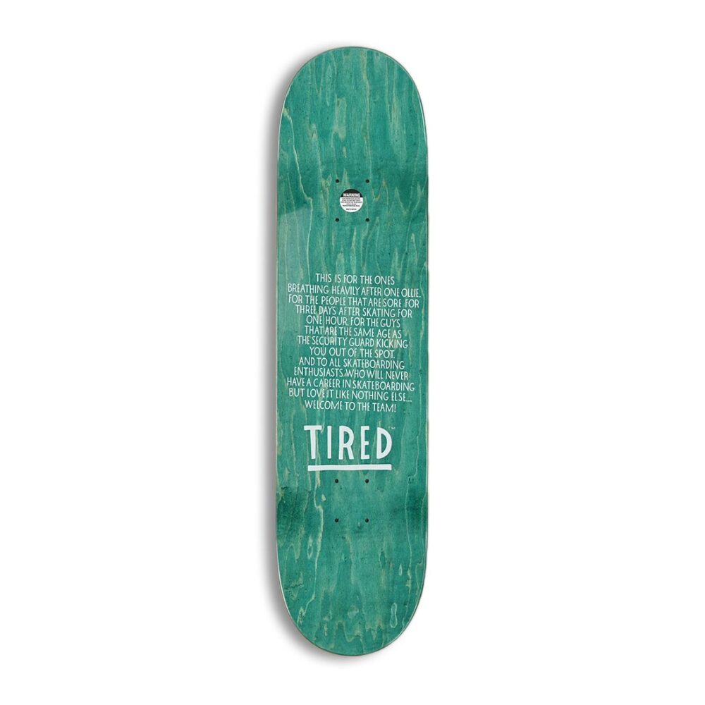 Tired Old Mobil 8.25" Skateboard Deck