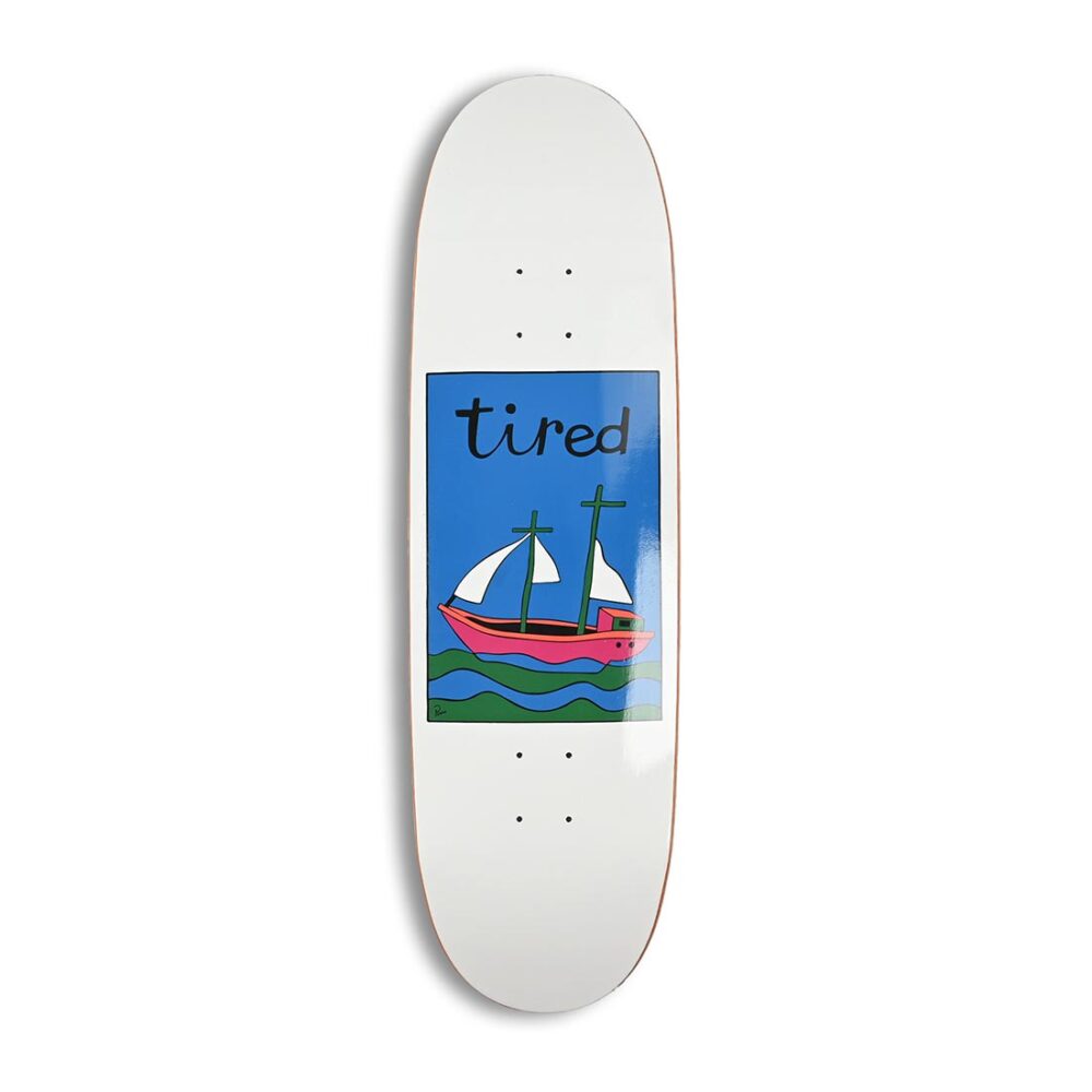 Tired The Ship Has Sailed Egg 9" Skateboard Deck