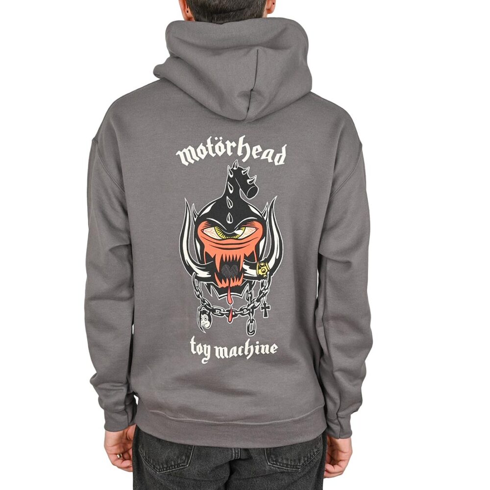 Toy Machine x Motorhead Pullover Hoodie - Charcoal