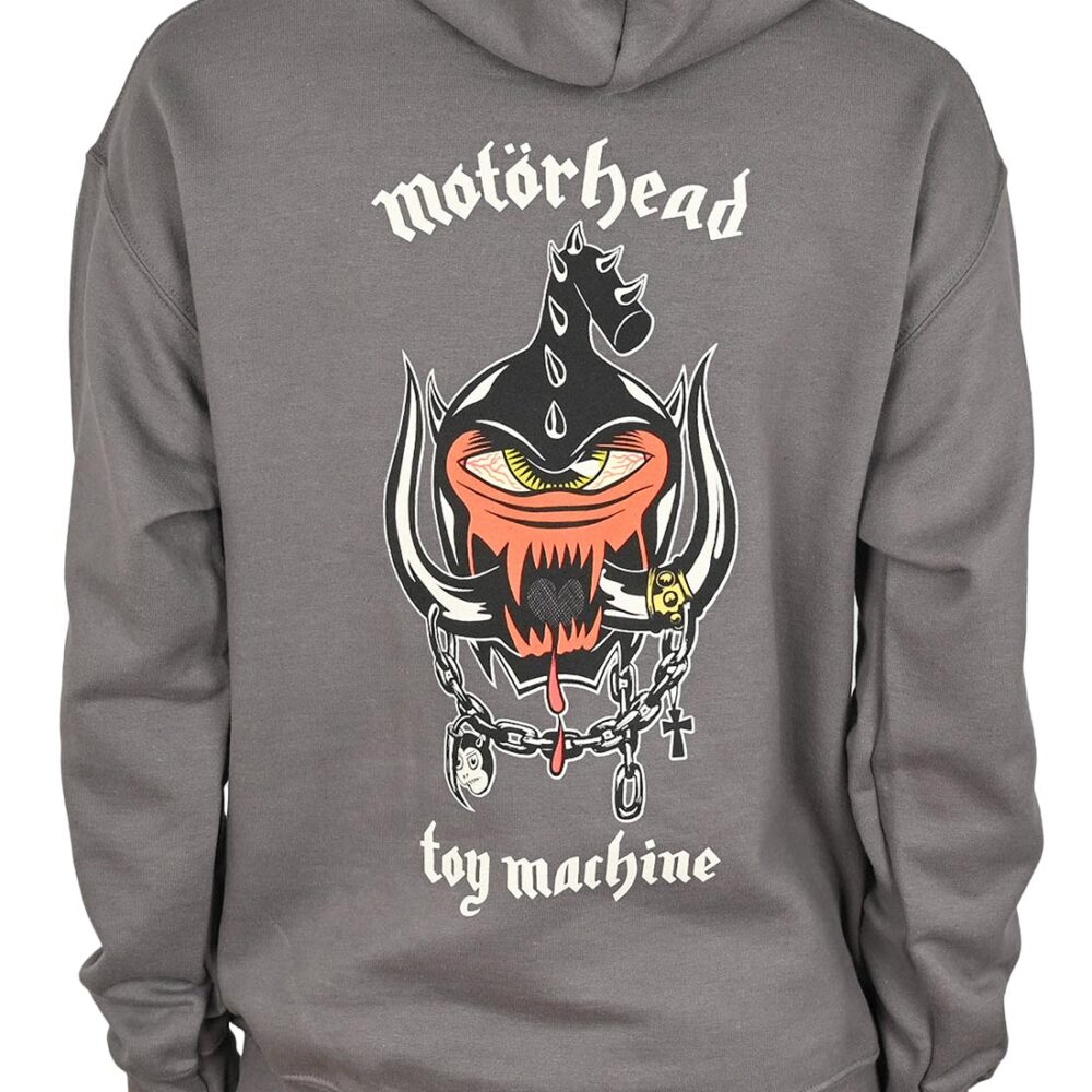 Toy Machine x Motorhead Pullover Hoodie - Charcoal