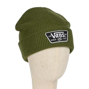 Vans Knu Patch Beanie Hat - Green Balsam