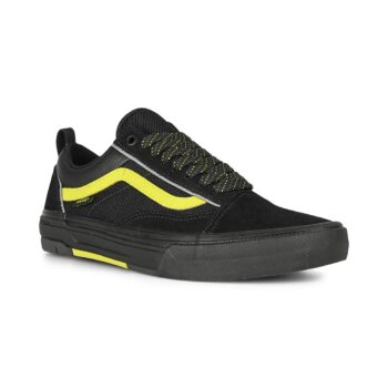 Vans Old Skool Wafflecup Skate Shoes - Reflective Black/Lime