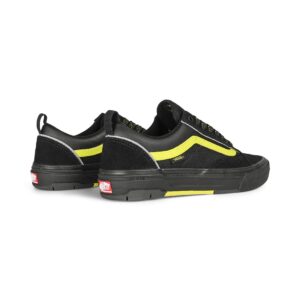 Vans Old Skool Wafflecup Skate Shoes - Reflective Black/Lime