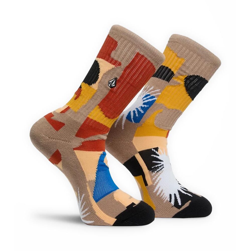 Volcom Carrau Print Mixer Socks 3 Pack - Multi