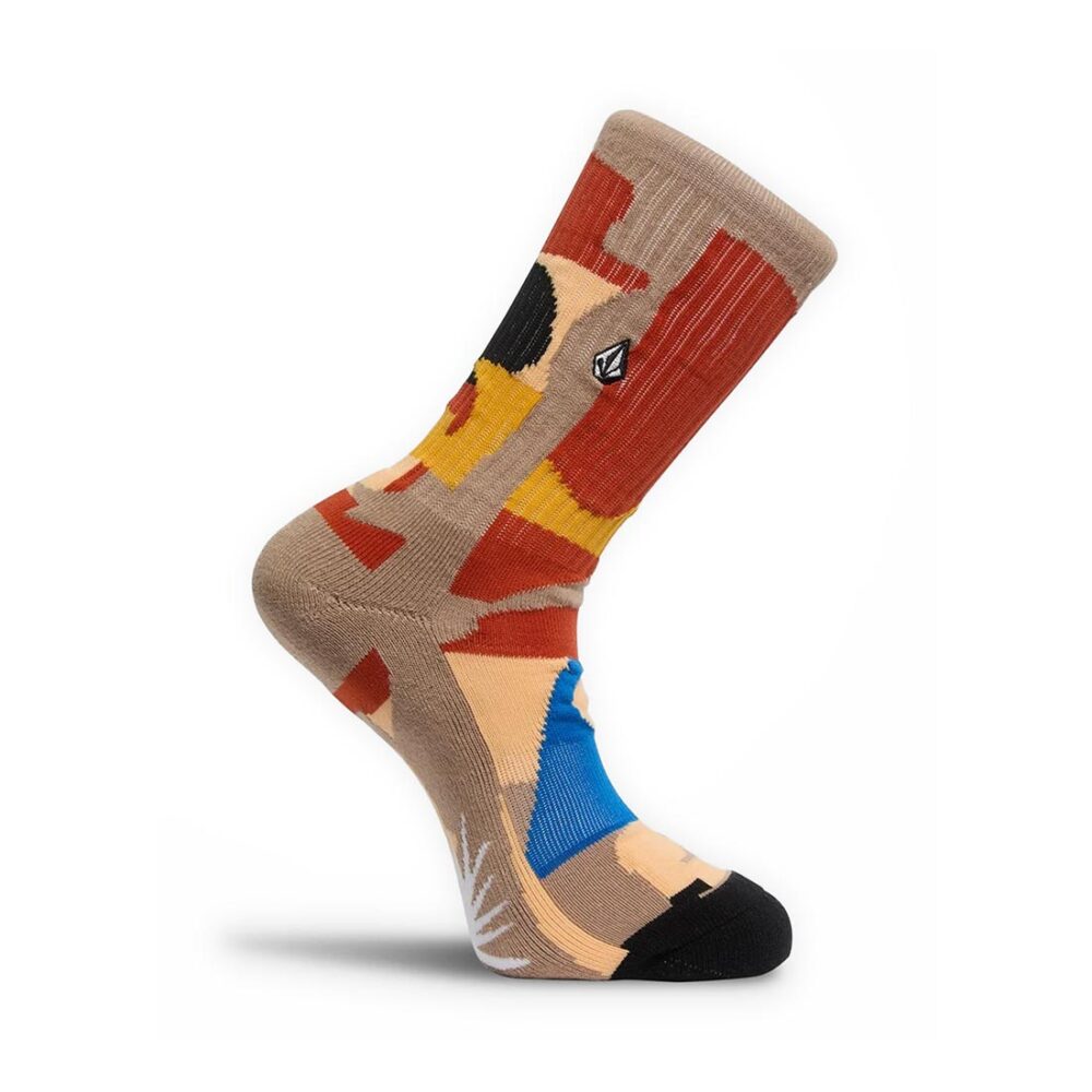 Volcom Carrau Print Mixer Socks 3 Pack - Multi