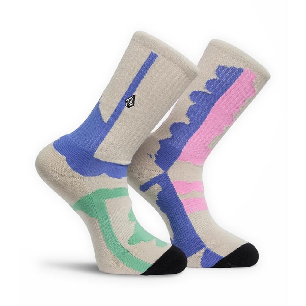 Volcom Carrau Print Mixer Socks 3 Pack - Multi