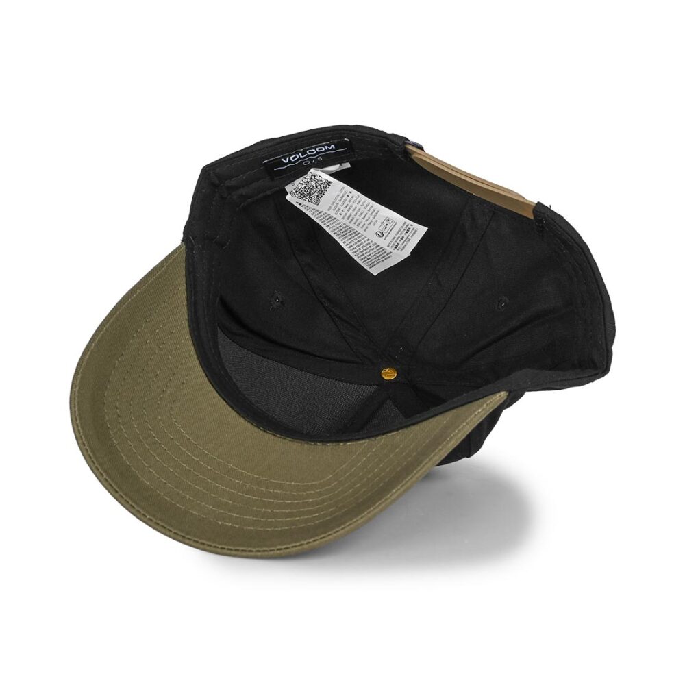Volcom Embossed Stone ADJ Snapback Cap - Wintermoss