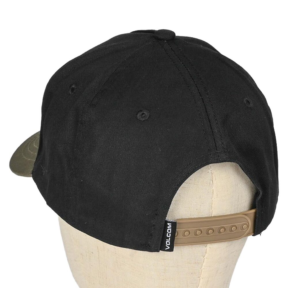 Volcom Embossed Stone ADJ Snapback Cap - Wintermoss