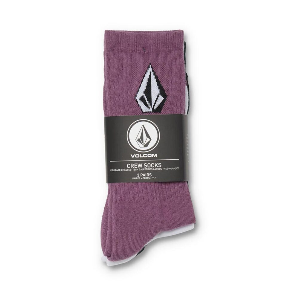 Volcom Full Stone Mix Socks 3 Pack - Multi (AW26)