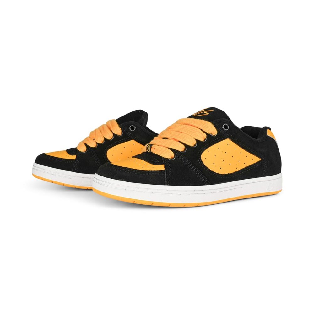 eS Accel Skate Shoes - Black/Yellow