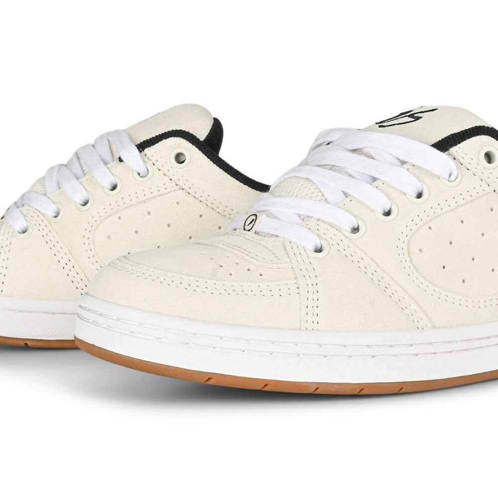 eS Accel Skate Shoes - White/Black/White