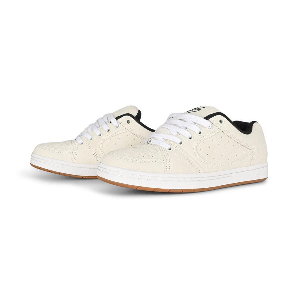 eS Accel Skate Shoes - White/Black/White