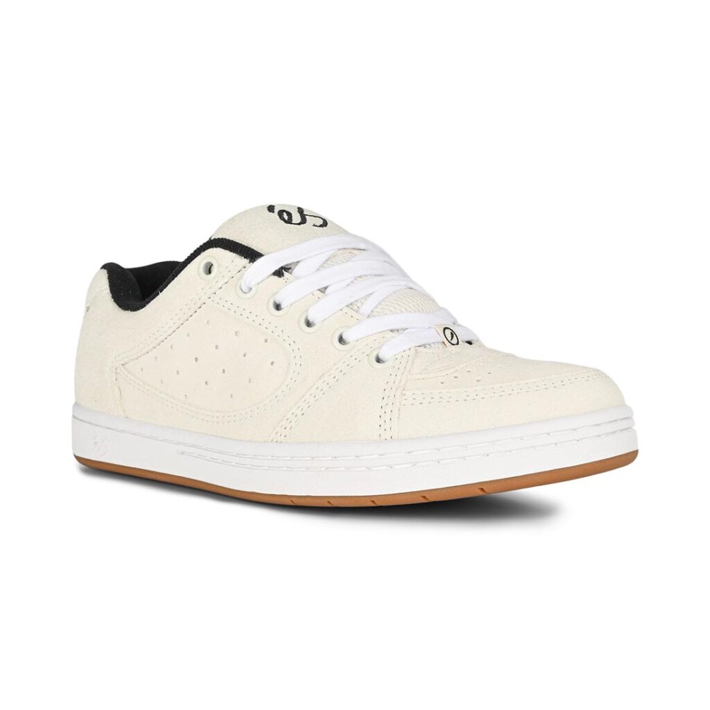eS Accel Skate Shoes - White/Black/White