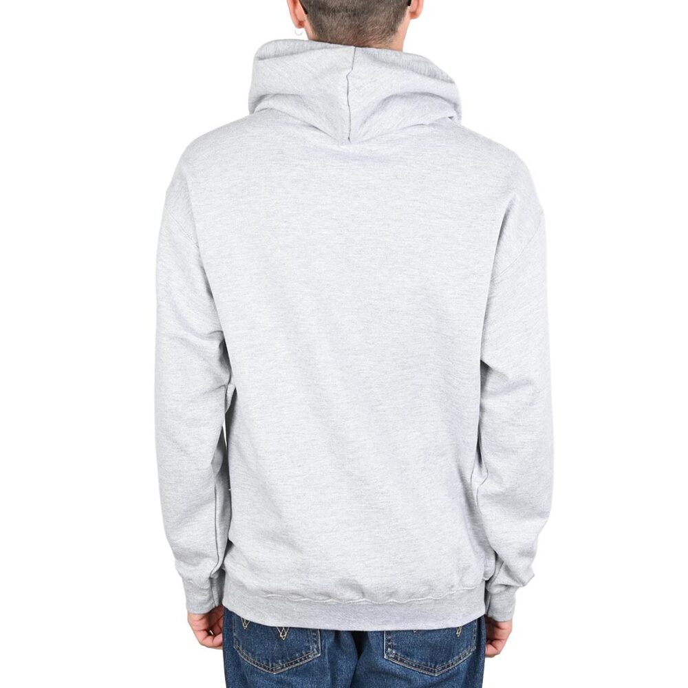 eS Script Pullover Hoodie - Grey/Red