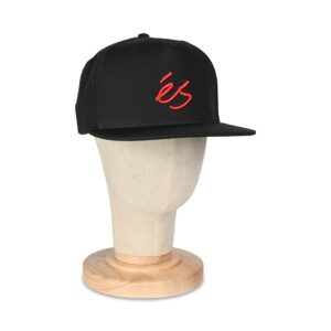 eS Script Snapback Cap – Black