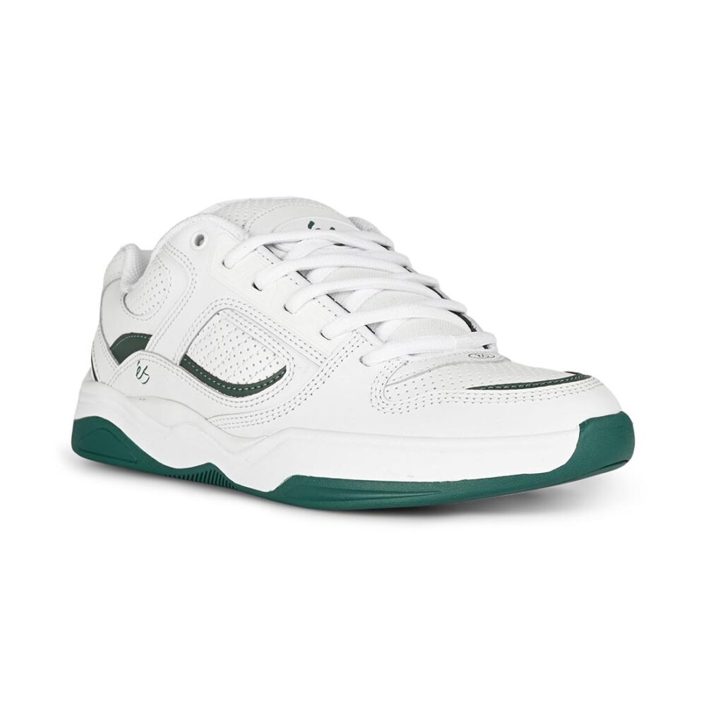 eS TJ Rogers Skate Shoes - White/Green