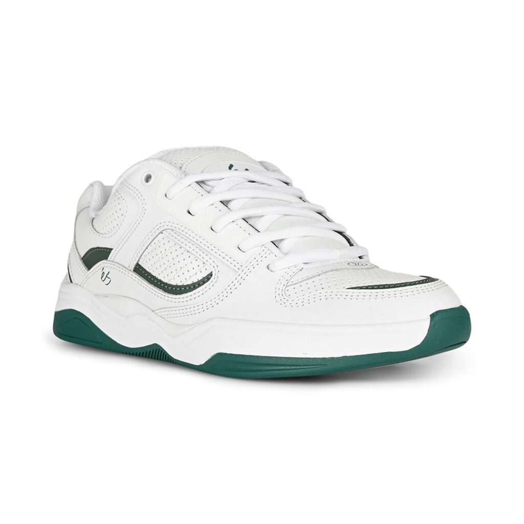 eS TJ Rogers Skate Shoes - White/Green