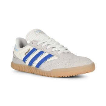 Adidas Busenitz Indoor Super Skate Shoes - Grey/Royal Blue/Clear Sky