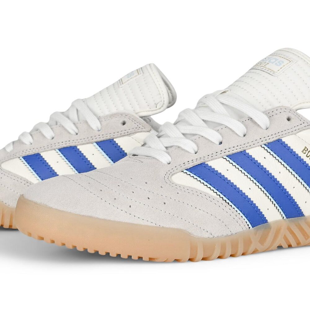 Adidas Busenitz Indoor Super Skate Shoes - Grey/Royal Blue/Clear Sky