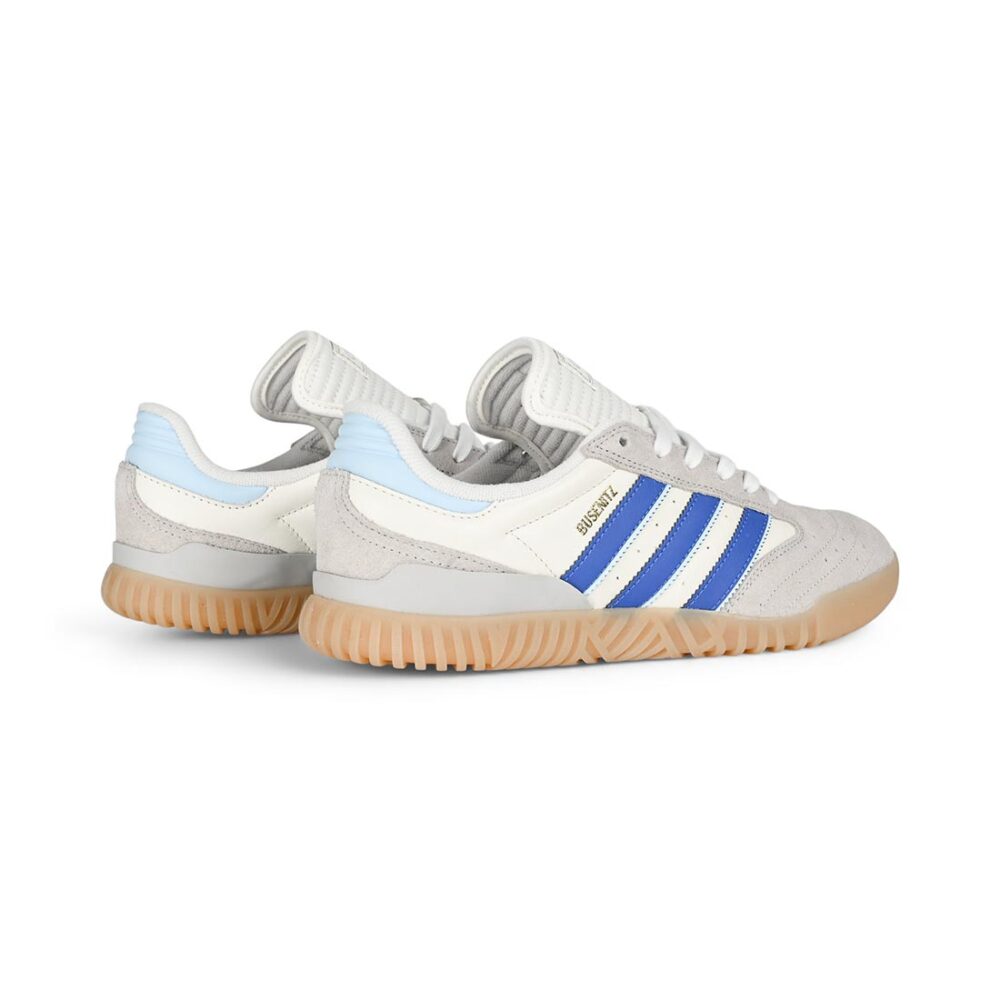 Adidas Busenitz Indoor Super Skate Shoes - Grey/Royal Blue/Clear Sky