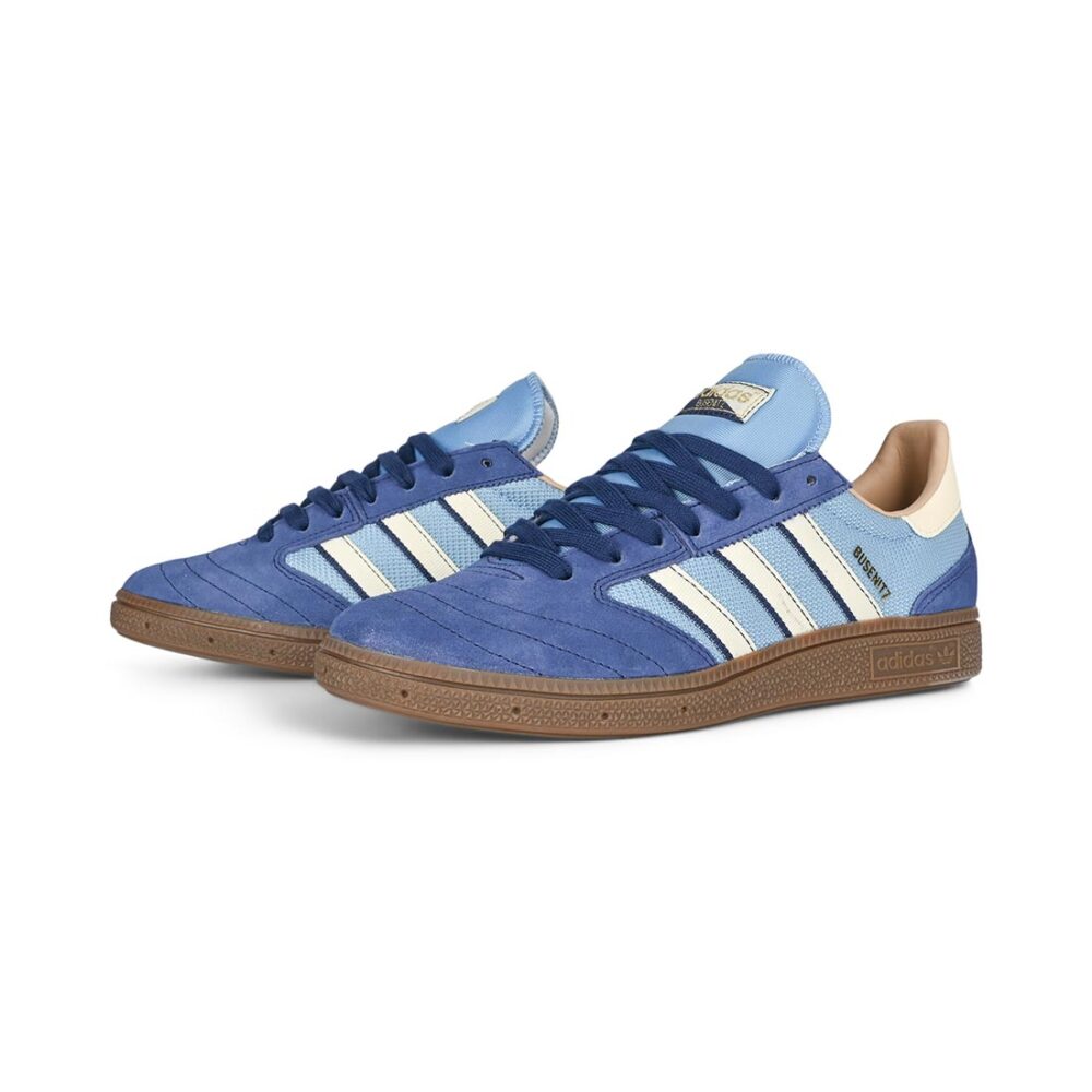 Adidas Busenitz Vintage Skate Shoes - Dark Blue/White/Gum