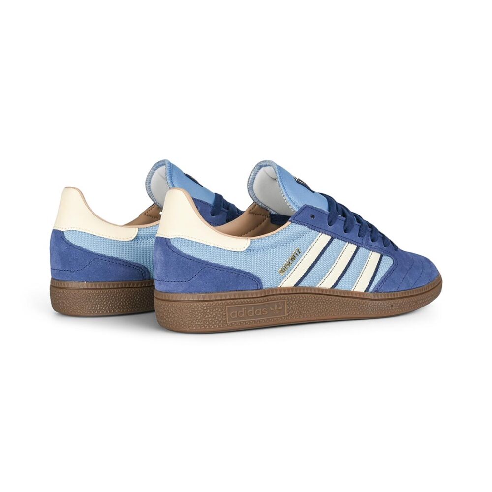 Adidas Busenitz Vintage Skate Shoes - Dark Blue/White/Gum