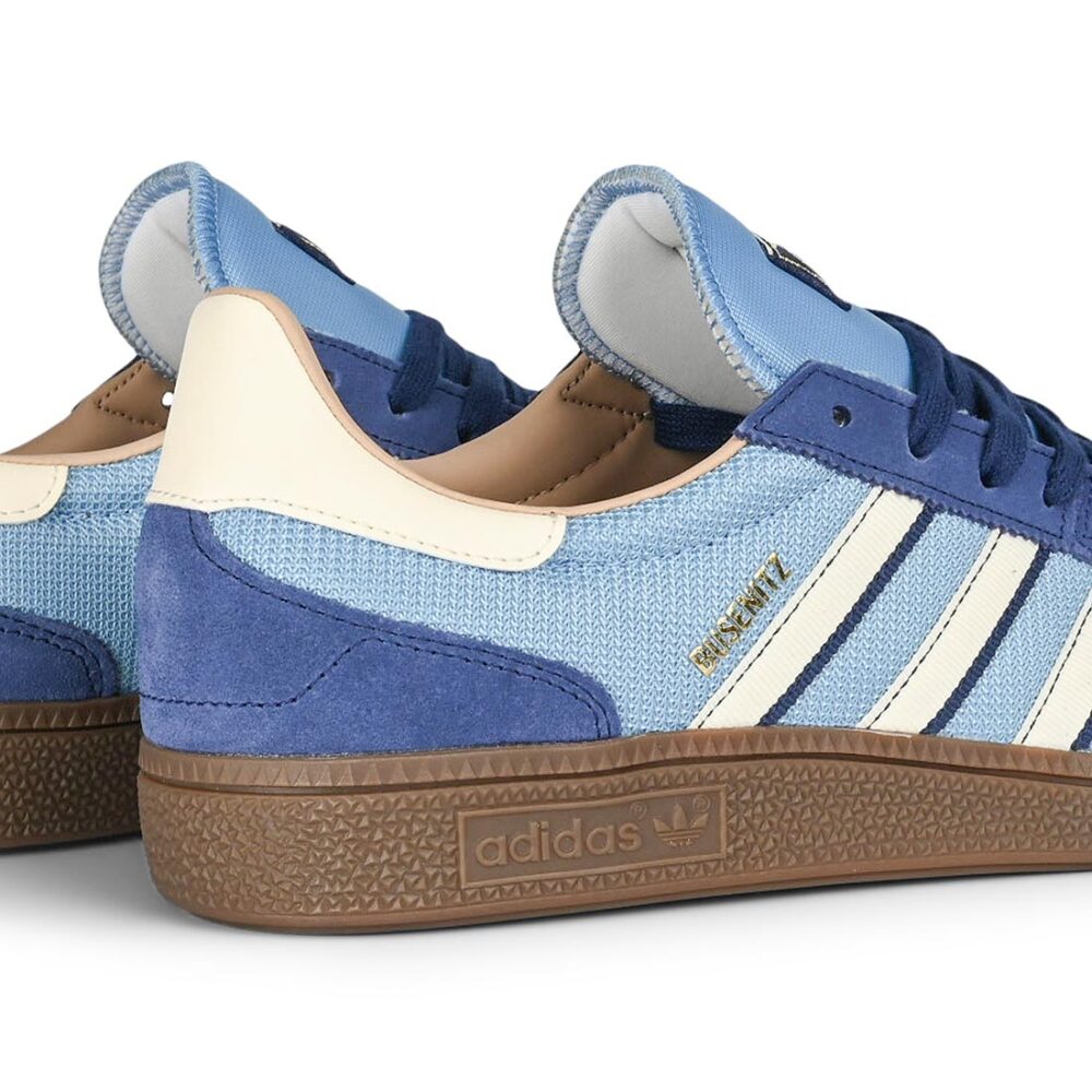 Adidas Busenitz Vintage Skate Shoes - Dark Blue/White/Gum