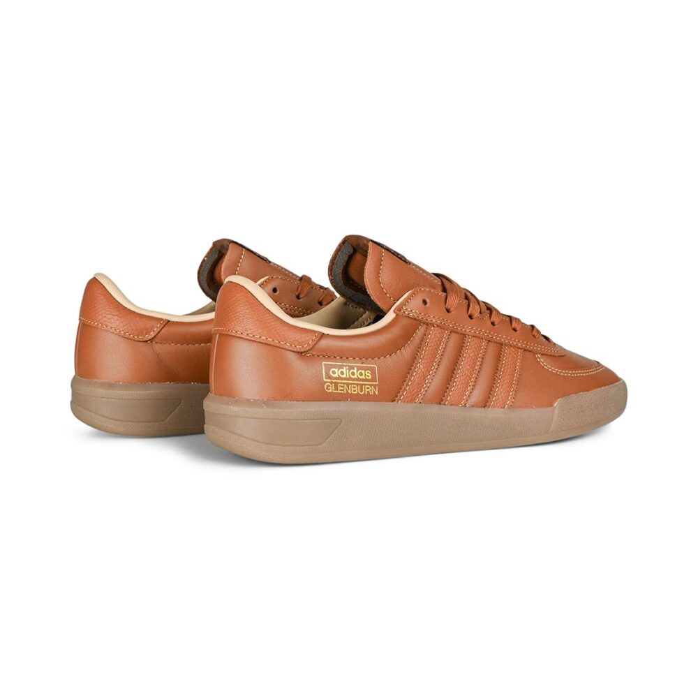 Adidas Glenburn Skate Shoes - Dusky Bronze/Gold Metallic/Gum