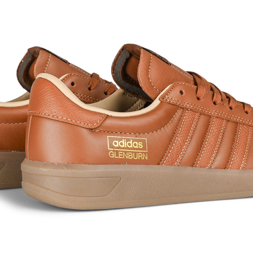 Adidas Glenburn Skate Shoes - Dusky Bronze/Gold Metallic/Gum