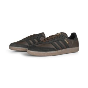 Adidas Samba ADV Skate Shoes - Dark Brown/Black/Gum