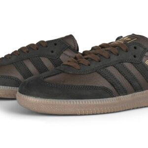 Adidas Samba ADV Skate Shoes - Dark Brown/Black/Gum