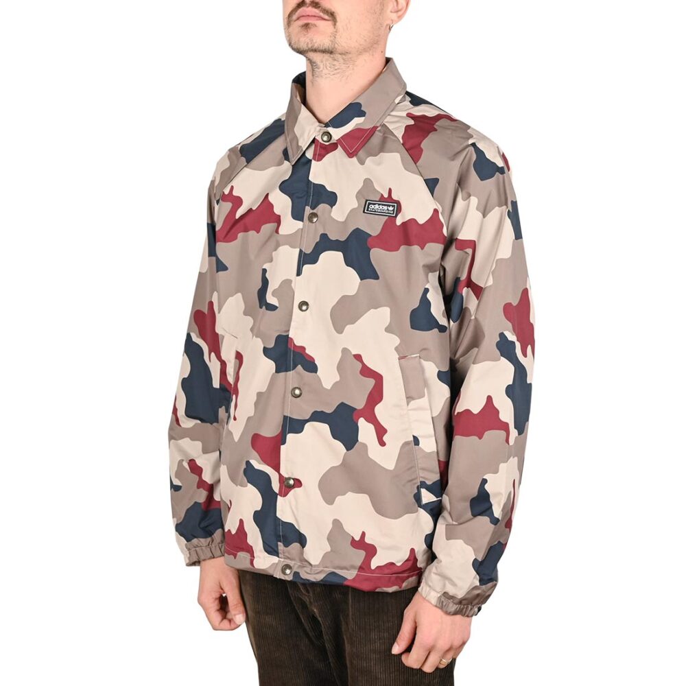 Adidas Skateboarding Camo Coach Jacket - Multi