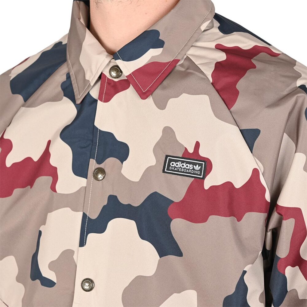 Adidas Skateboarding Camo Coach Jacket - Multi