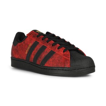 Adidas Superstar ADV Skate Shoes - Better Scarlet/Black/Gold Metallic